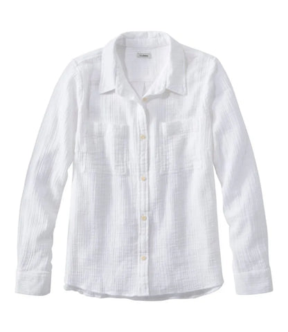 Women's Cloud Gauze Shirt, Long-Sleeve