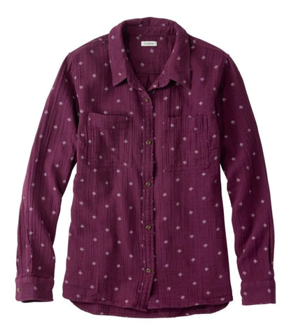 Women's Cloud Gauze Shirt, Long-Sleeve