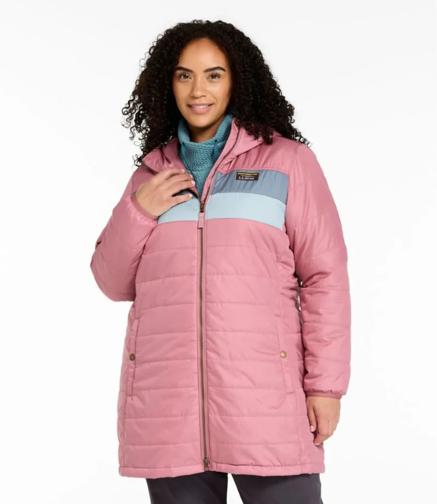 Women's Mountain Classic Puffer Coat, Colorblock