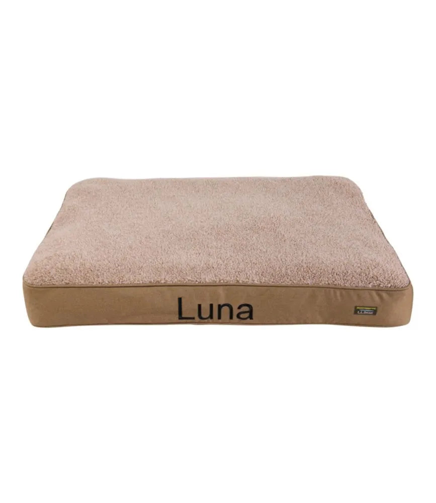 Premium Fleece Dog Bed Replacement Cover, Rectangular