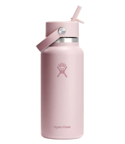 Hydro Flask Wide Mouth Water Bottle with Flex Straw Cap, 32 oz.