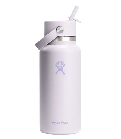 Hydro Flask Wide Mouth Water Bottle with Flex Straw Cap, 32 oz.