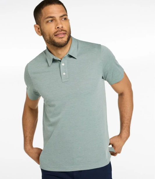 Men's Comfort Stretch Performance® Polo, Short-Sleeve, Slightly Fitted