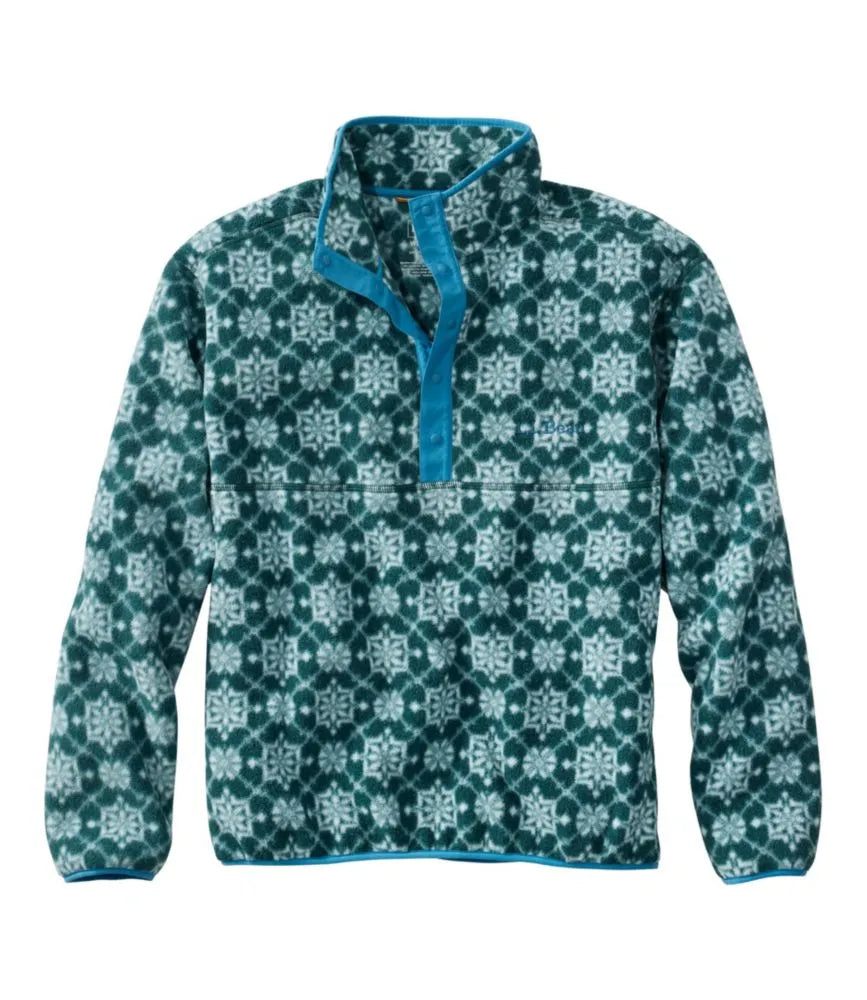 Adults' Bean's Classic Fleece Pullover, Print