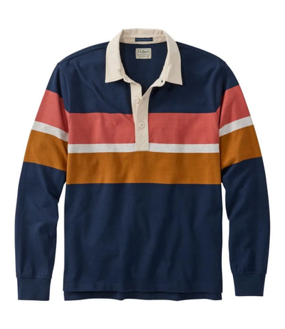 Men's Bean's Vintage Soft Rugby, Chest Stripe