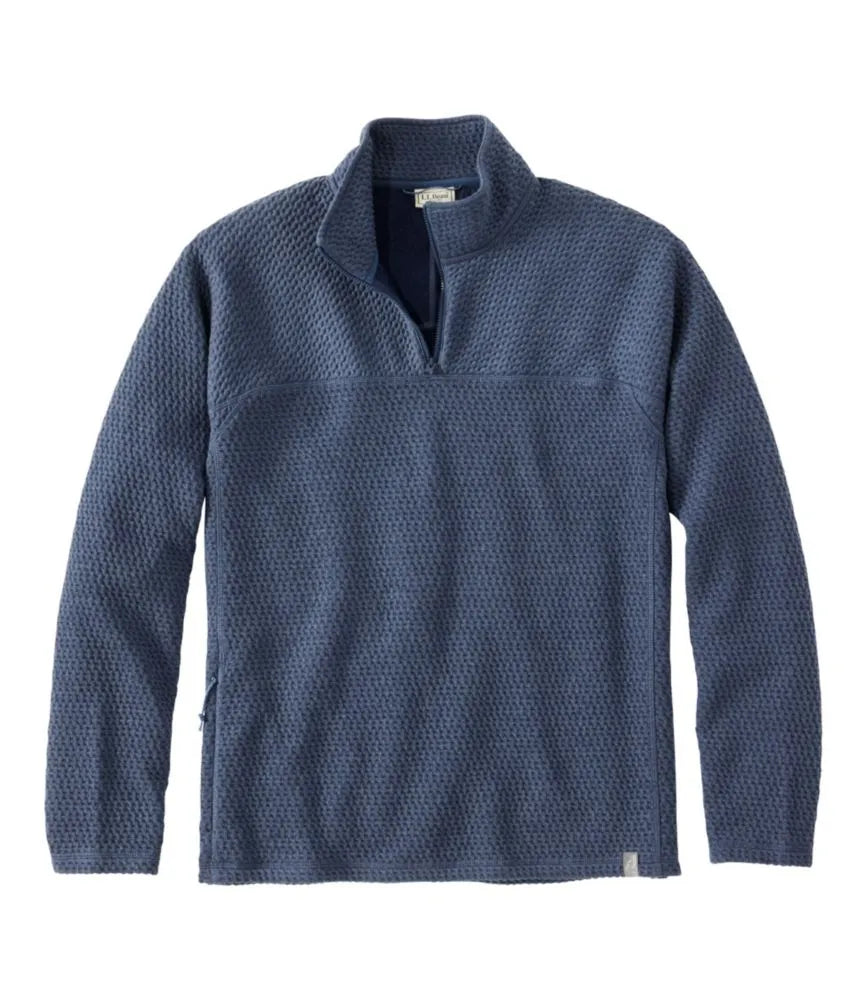 Men's Ridgeknit Pullover, Quarter-Zip