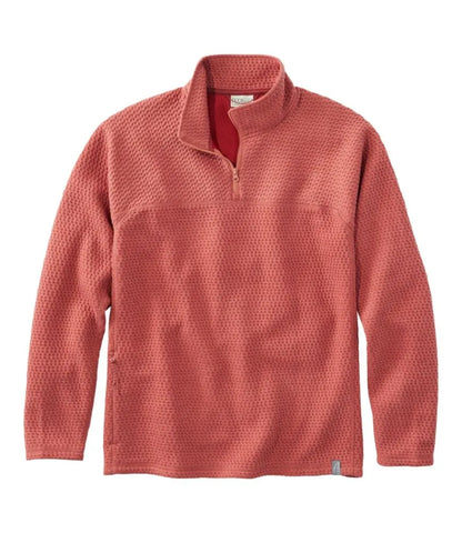Men's Ridgeknit Pullover, Quarter-Zip