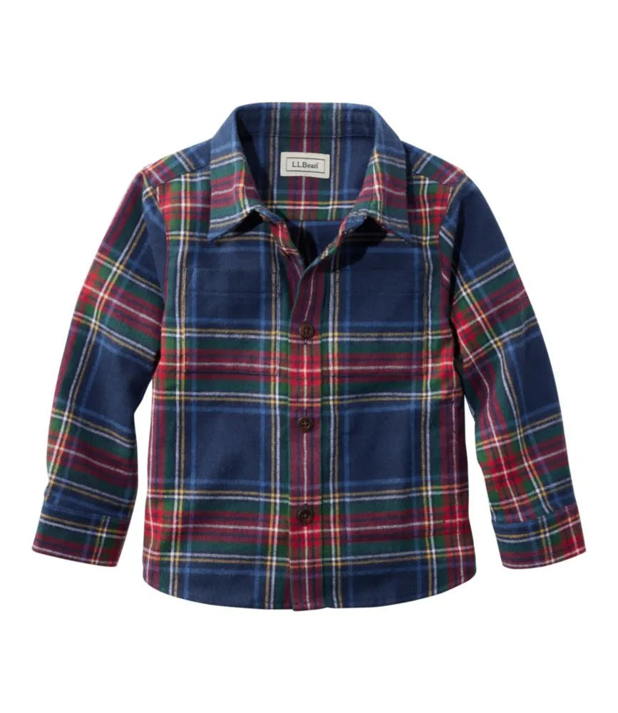 Toddlers' Scotch Plaid Flannel Shirt