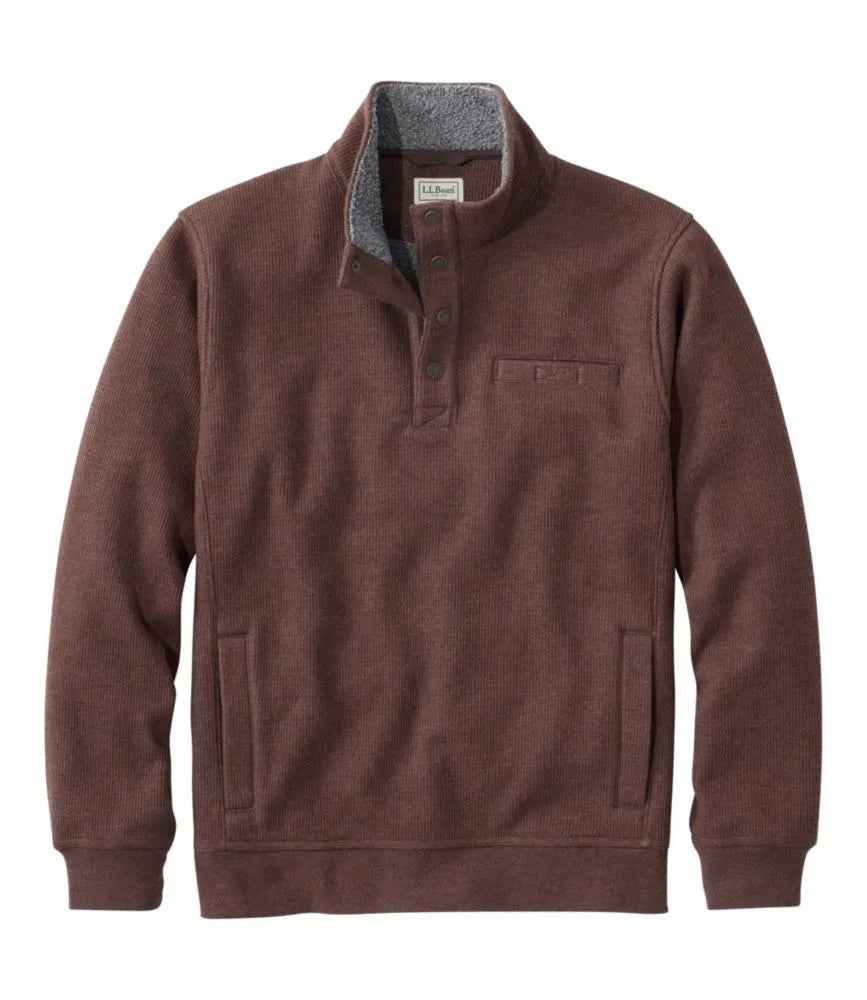 Men's Katahdin Iron Works Bonded Waffle Fleece, Mockneck