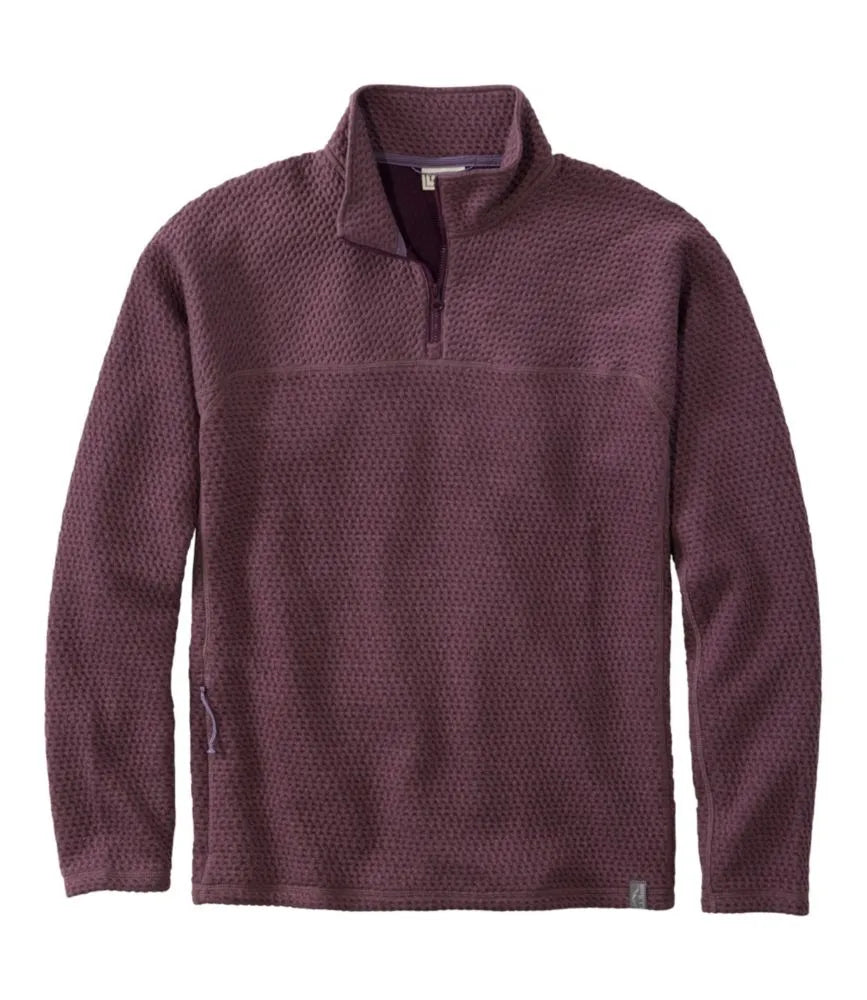 Men's Ridgeknit Pullover, Quarter-Zip