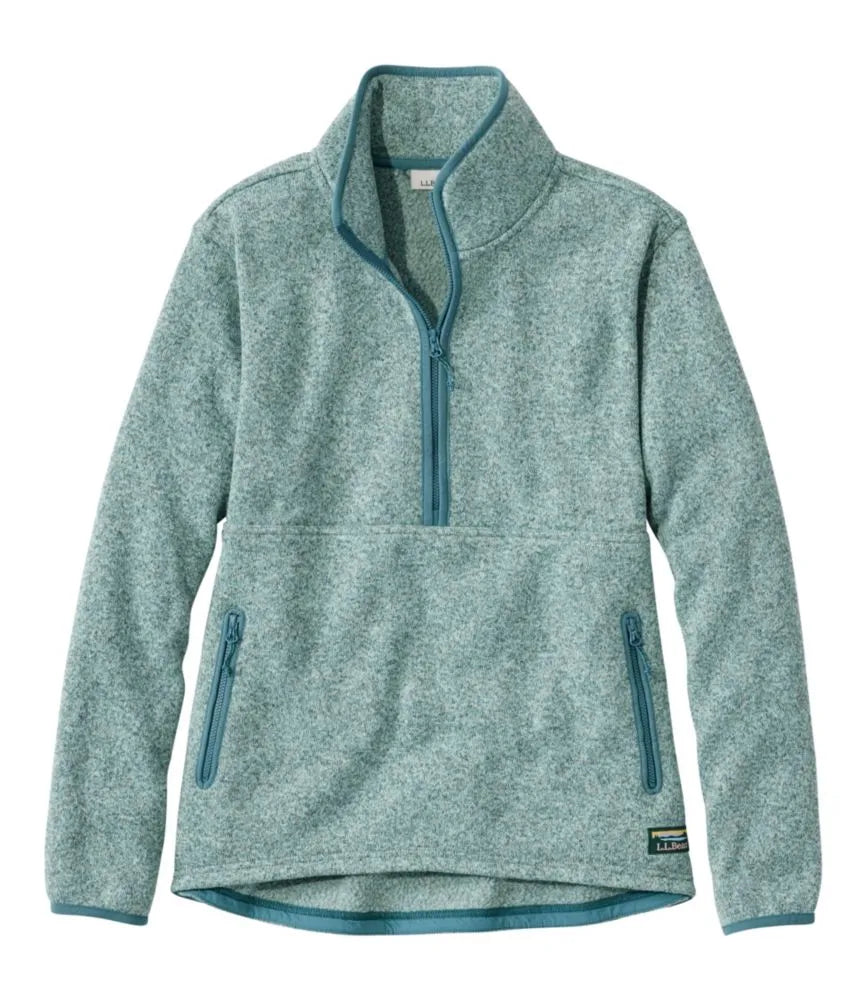 Women's L.L.Bean Sweater Fleece Half-Zip Pullover