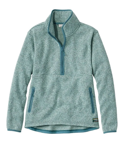 Women's L.L.Bean Sweater Fleece Half-Zip Pullover