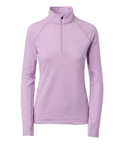 Women's L.L.Bean Midweight Base Layer Crew Top, 1/4 Zip