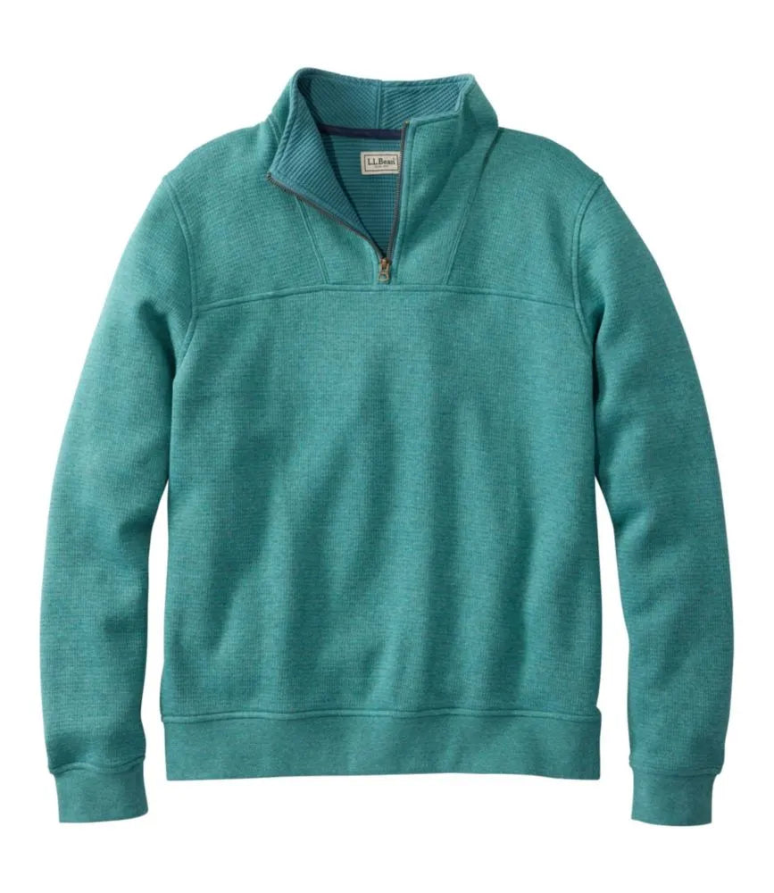 Men's All Seasons Textured Sweats, Quarter-Zip