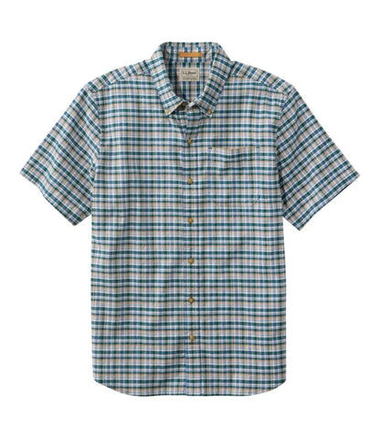 Men's Stonecoast Hemp Shirt, Short-Sleeve, Slightly Fitted Untucked Fit
