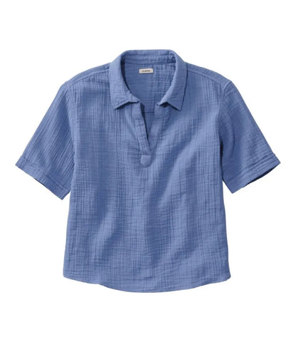 Women's Cloud Gauze Shirt, Polo