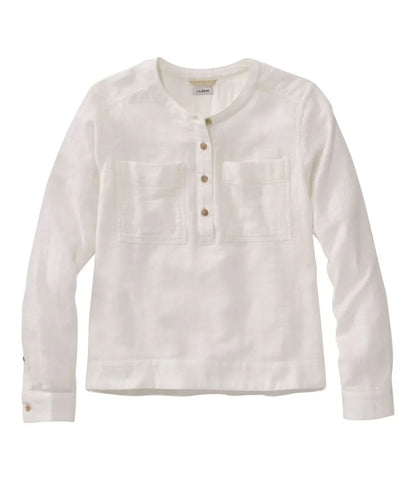 Women's L.L.Bean Day Breeze Shirt, Long-Sleeve Collarless