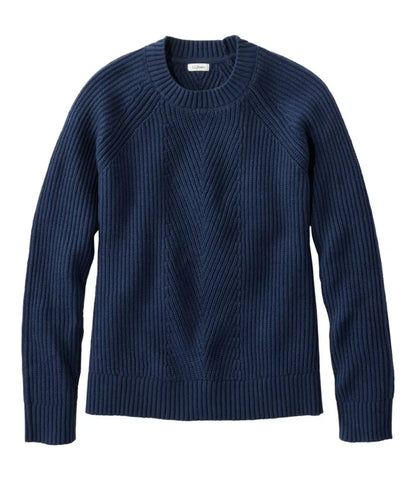 Women's Mariner Shaker Sweater, Crewneck