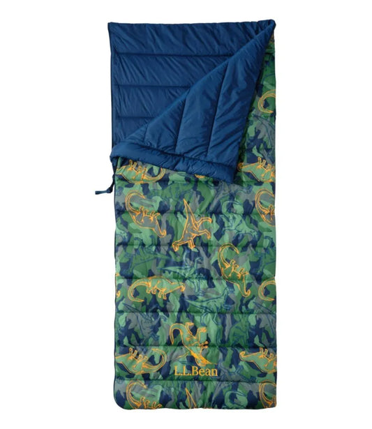 Kids' L.L.Bean Puffer Sleeping Bag, 40° Print