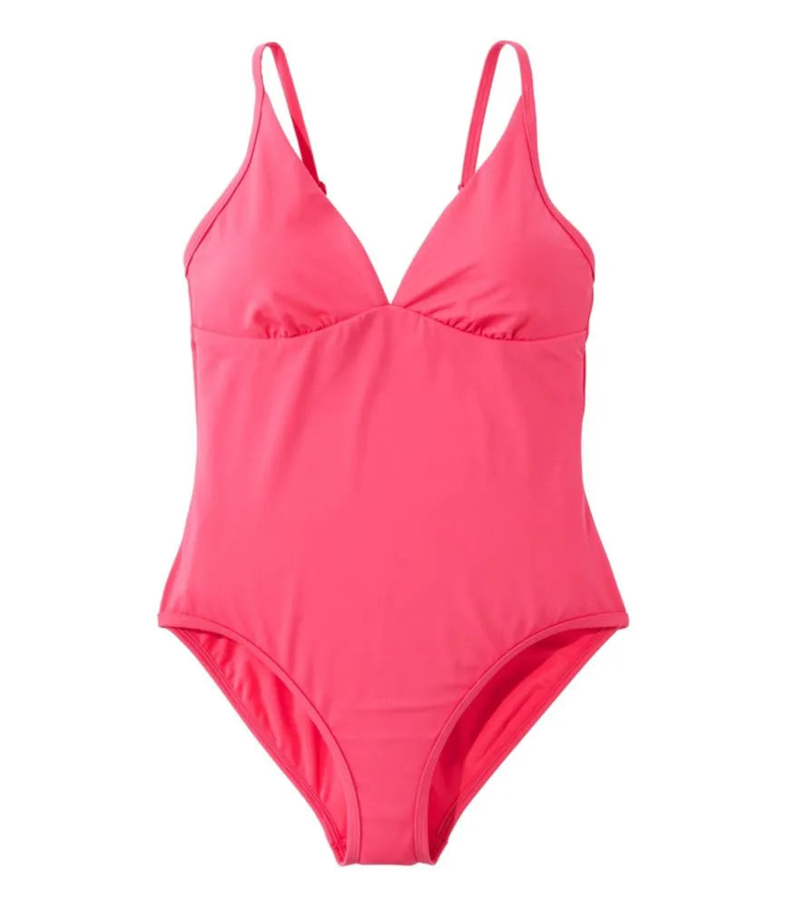 Women's Coastal Essentials Swimwear, V-Neck Tanksuit