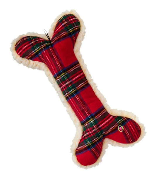 Holiday Plaid Bone