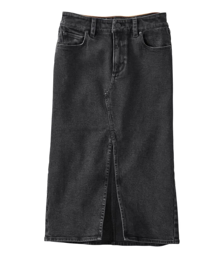 Women's Signature Heritage Denim Midi Skirt