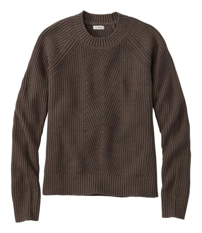 Women's Mariner Shaker Sweater, Crewneck