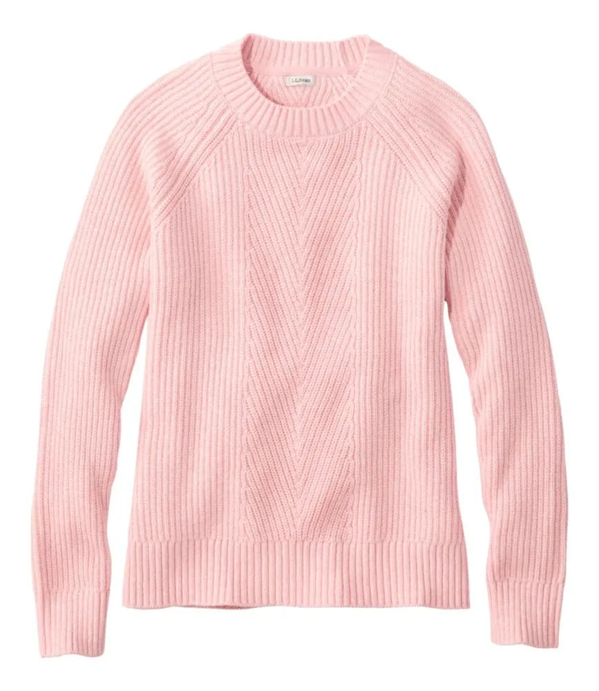 Women's Mariner Shaker Sweater, Crewneck
