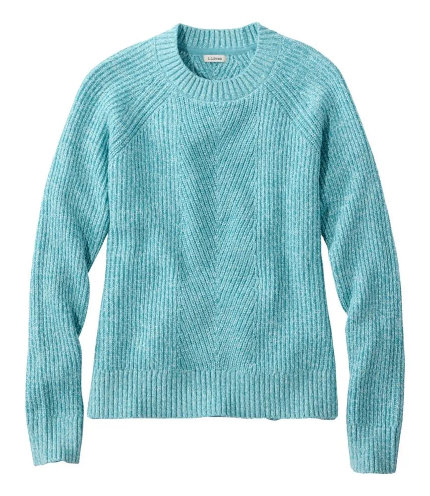 Women's Mariner Shaker Sweater, Crewneck