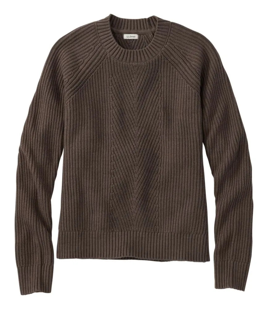 Women's Mariner Shaker Sweater, Crewneck