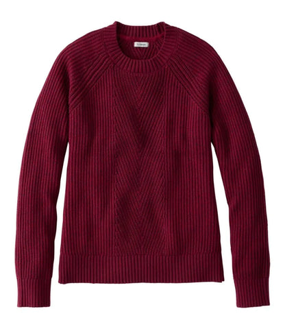 Women's Mariner Shaker Sweater, Crewneck