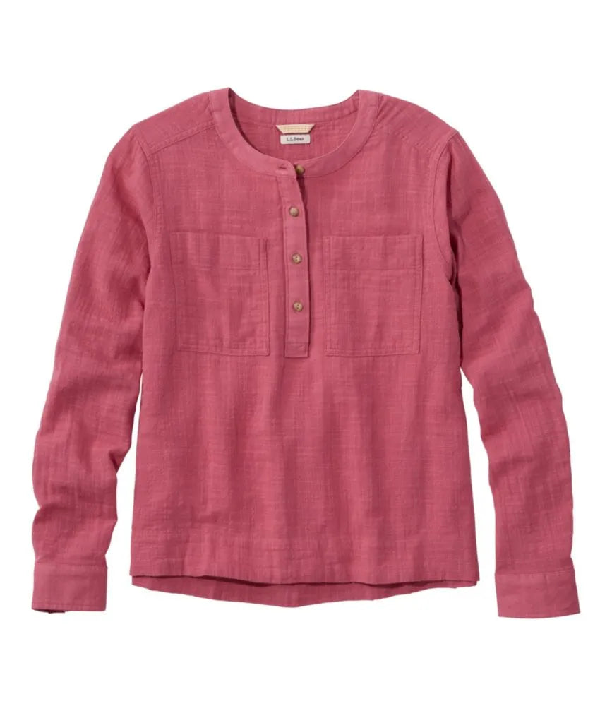 Women's L.L.Bean Day Breeze Shirt, Long-Sleeve Collarless