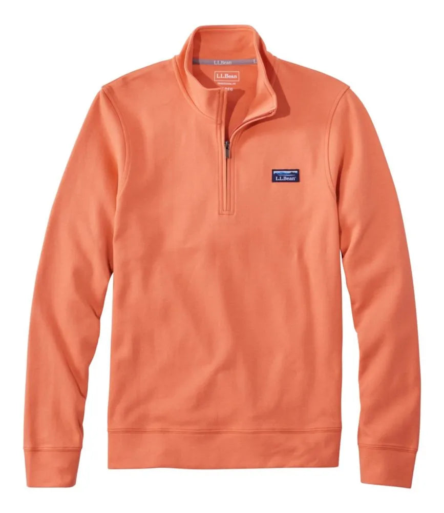Men's Comfort Stretch Performance® Piqué, Quarter-Zip Pullover