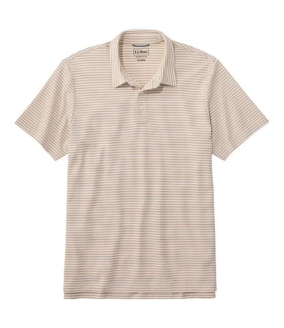 Men's Comfort Stretch Performance® Polo, Short-Sleeve, Slightly Fitted, Stripe