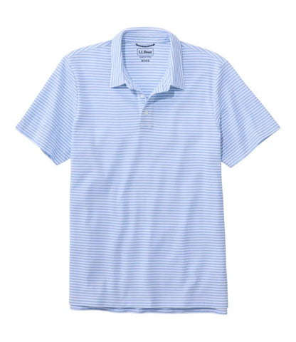 Men's Comfort Stretch Performance® Polo, Short-Sleeve, Slightly Fitted, Stripe