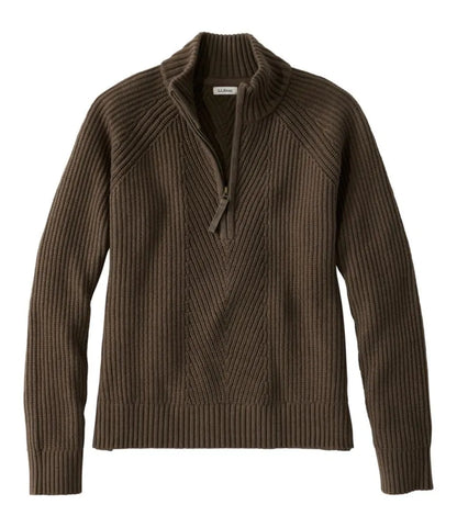 Women's Mariner Shaker Sweater, Quarter-Zip