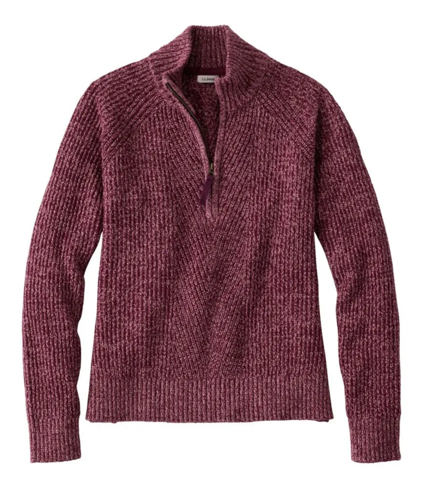 Women's Mariner Shaker Sweater, Quarter-Zip