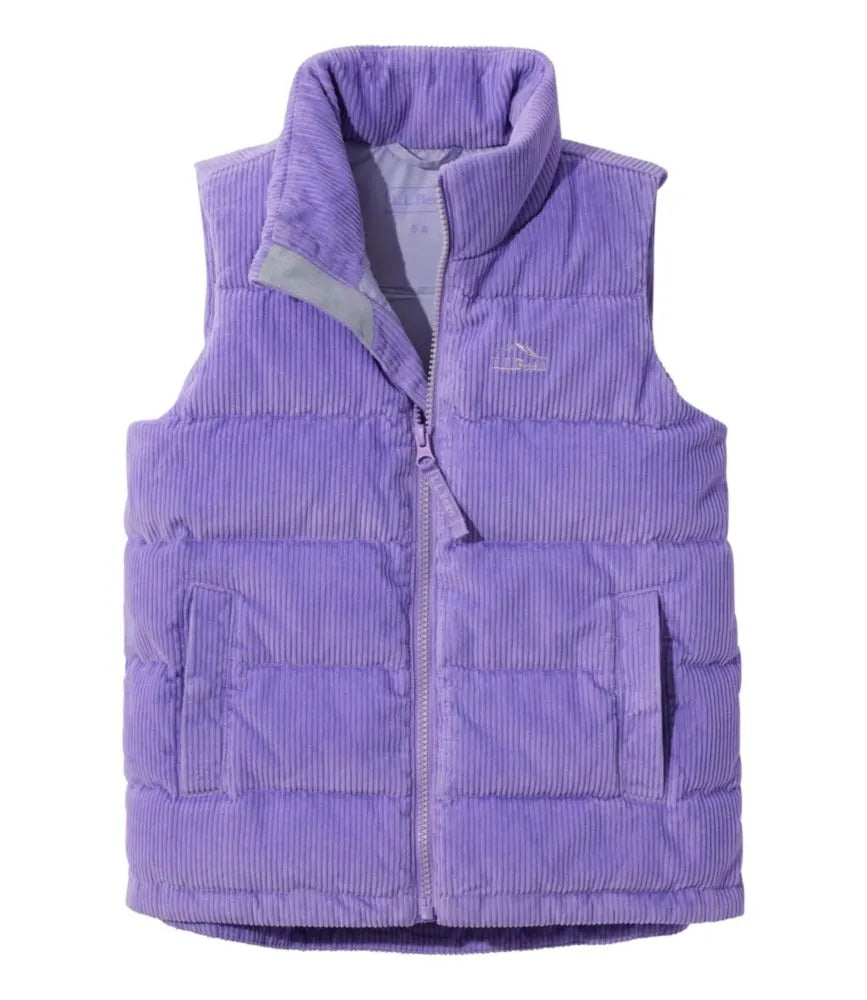 Kids' Bean's Down Corduroy Vest