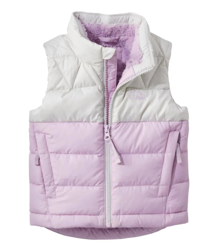 Toddlers' Bean's Down Vest, Colorblock