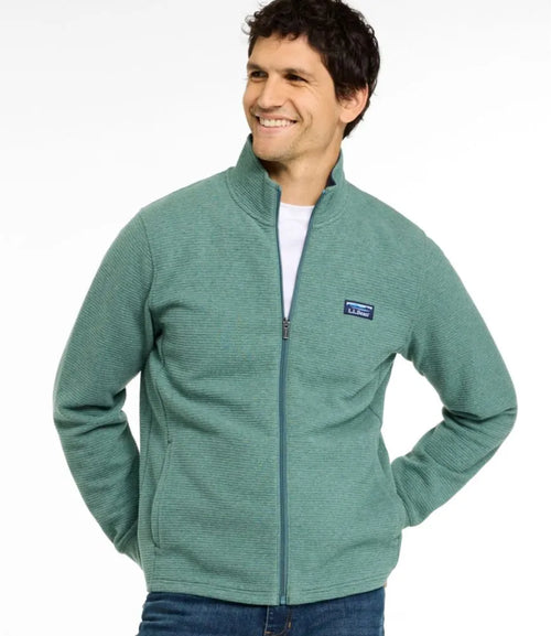 Men's Lakewashed Double-Knit Full-Zip