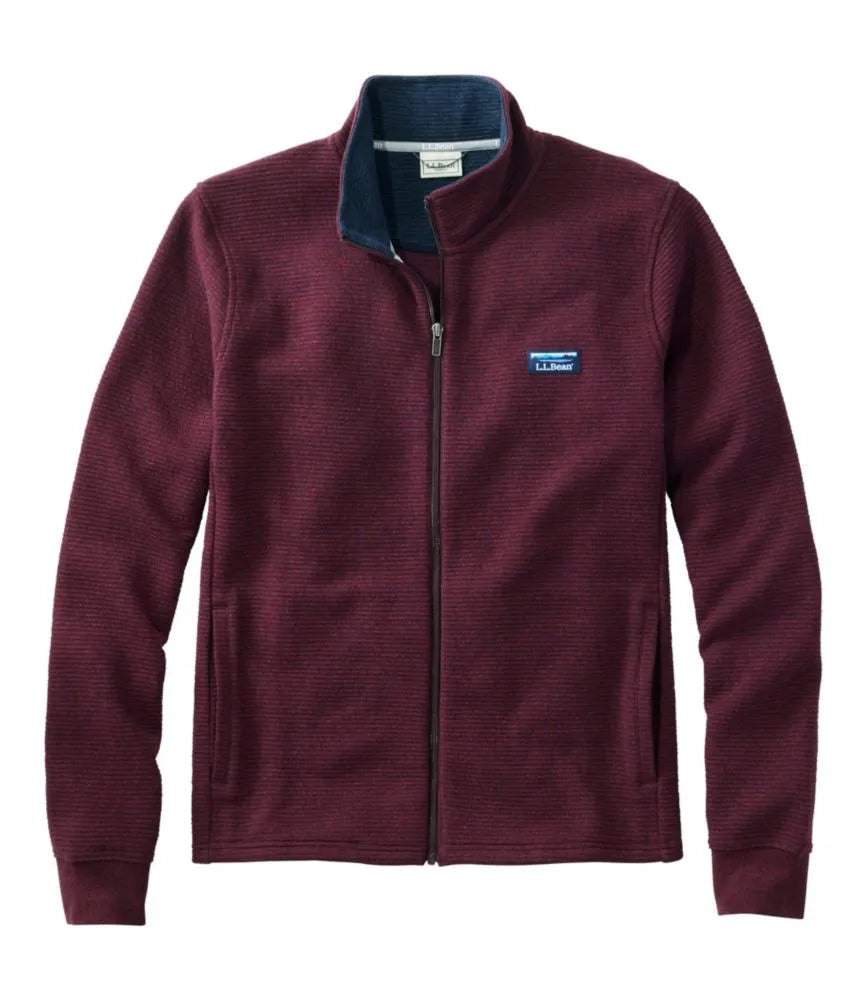 Men's Lakewashed Double-Knit Full-Zip