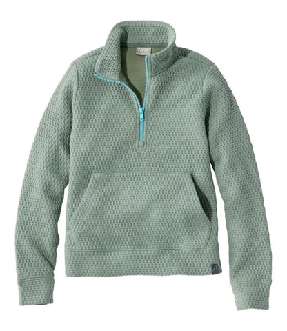 Kids' Ridgeknit Pullover, Glow-in-the-Dark Quarter-Zip