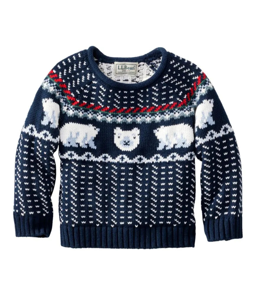 Infants' and Toddlers' Cotton Rollneck Sweater
