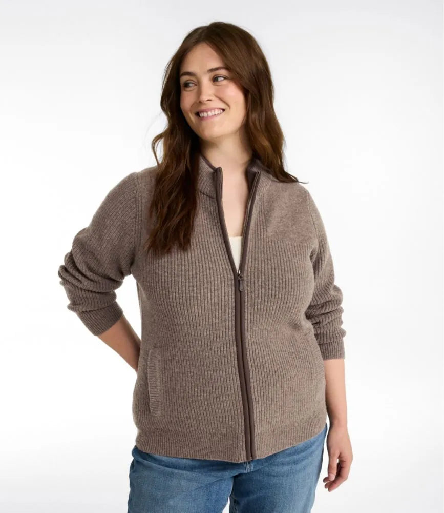 Women's Waterfowl Sweater, Full-Zip