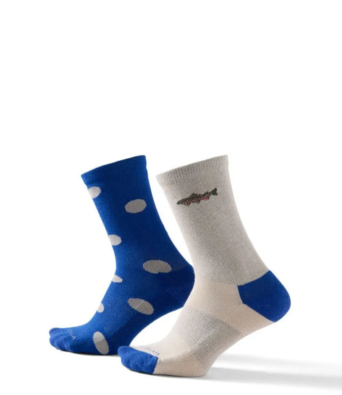 Adults' Wicked Soft Cotton Socks, Novelty 2-Pack