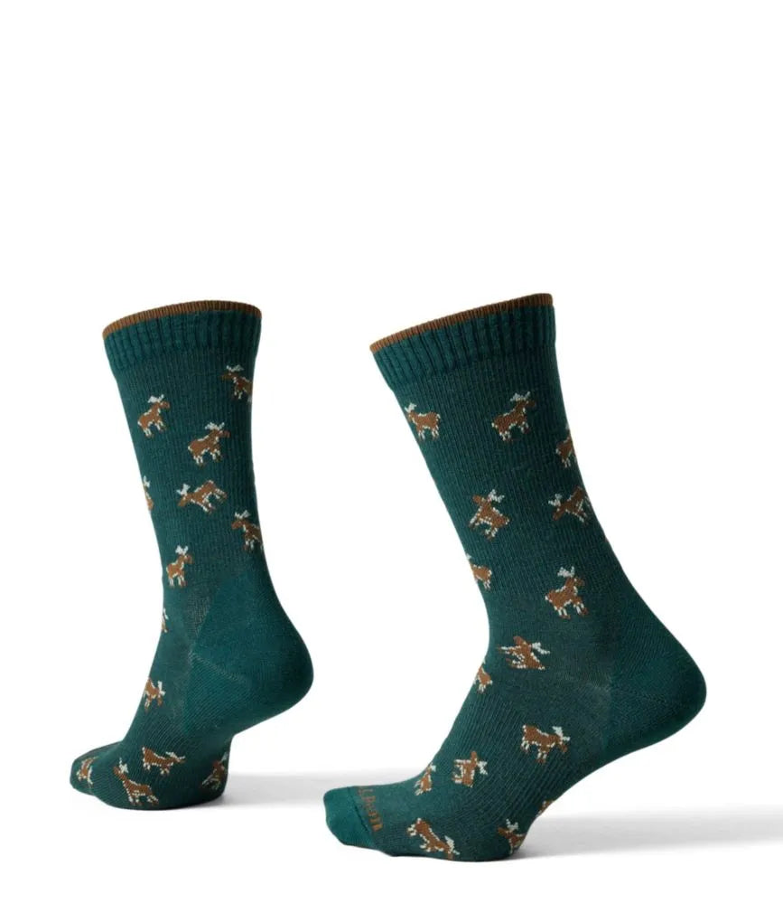 Adults' L.L.Bean Maine Motif Socks