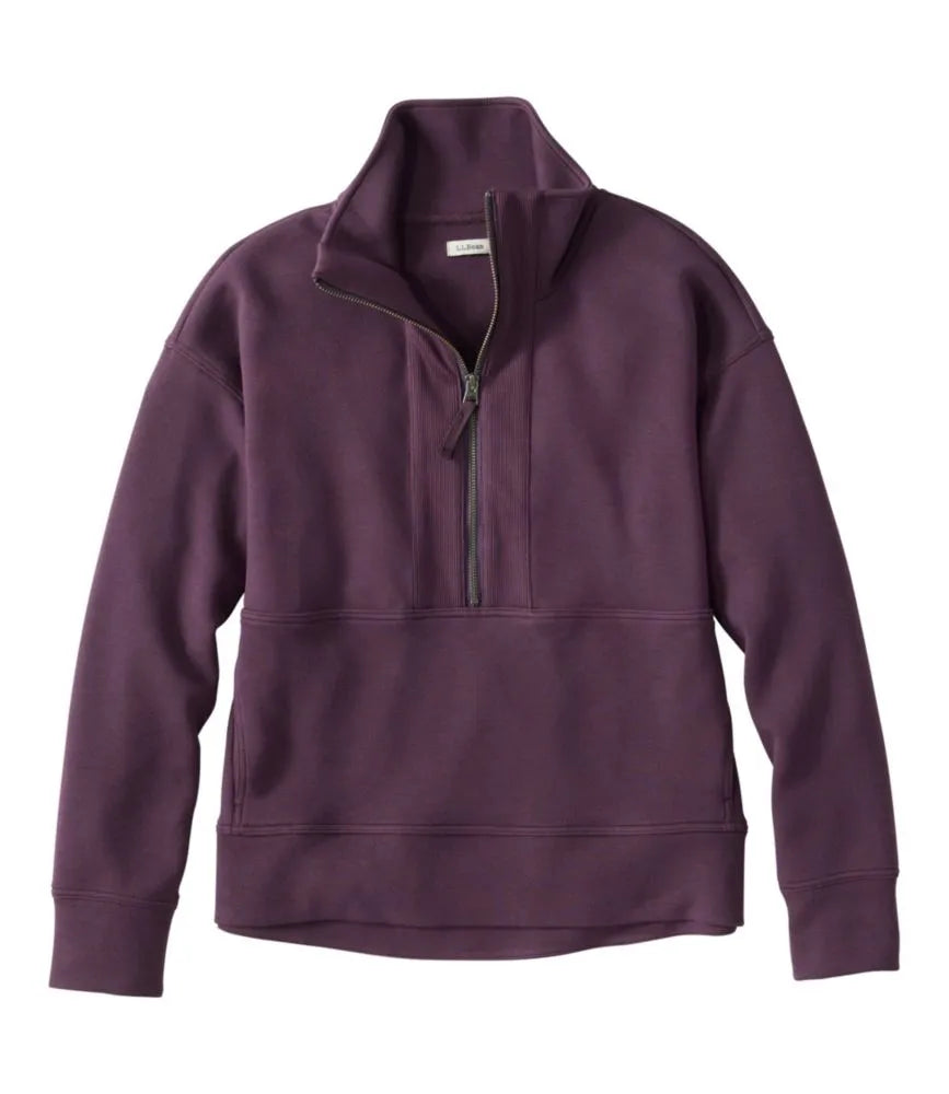 Women's L.L.Bean CloudSoft Top, Half-Zip Pullover