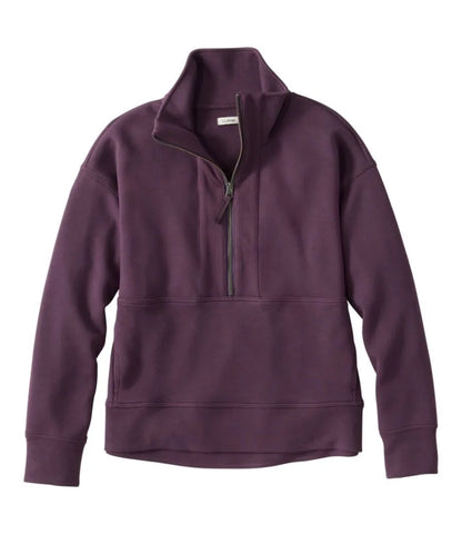 Women's L.L.Bean CloudSoft Top, Half-Zip Pullover