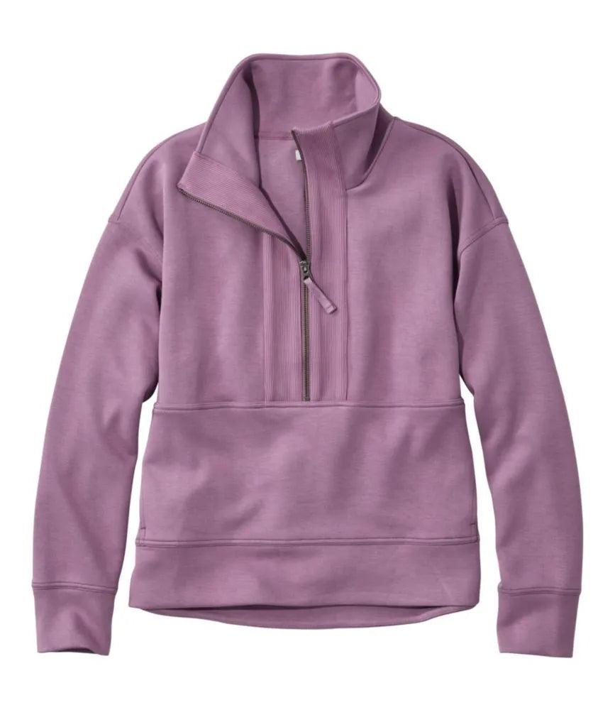 Women's L.L.Bean CloudSoft Top, Half-Zip Pullover