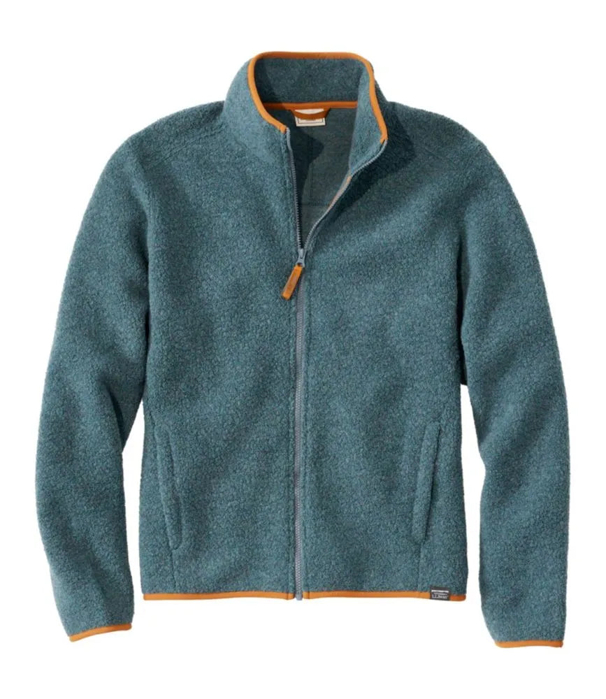 Men's All Season Wool Fleece Full-Zip Sweater